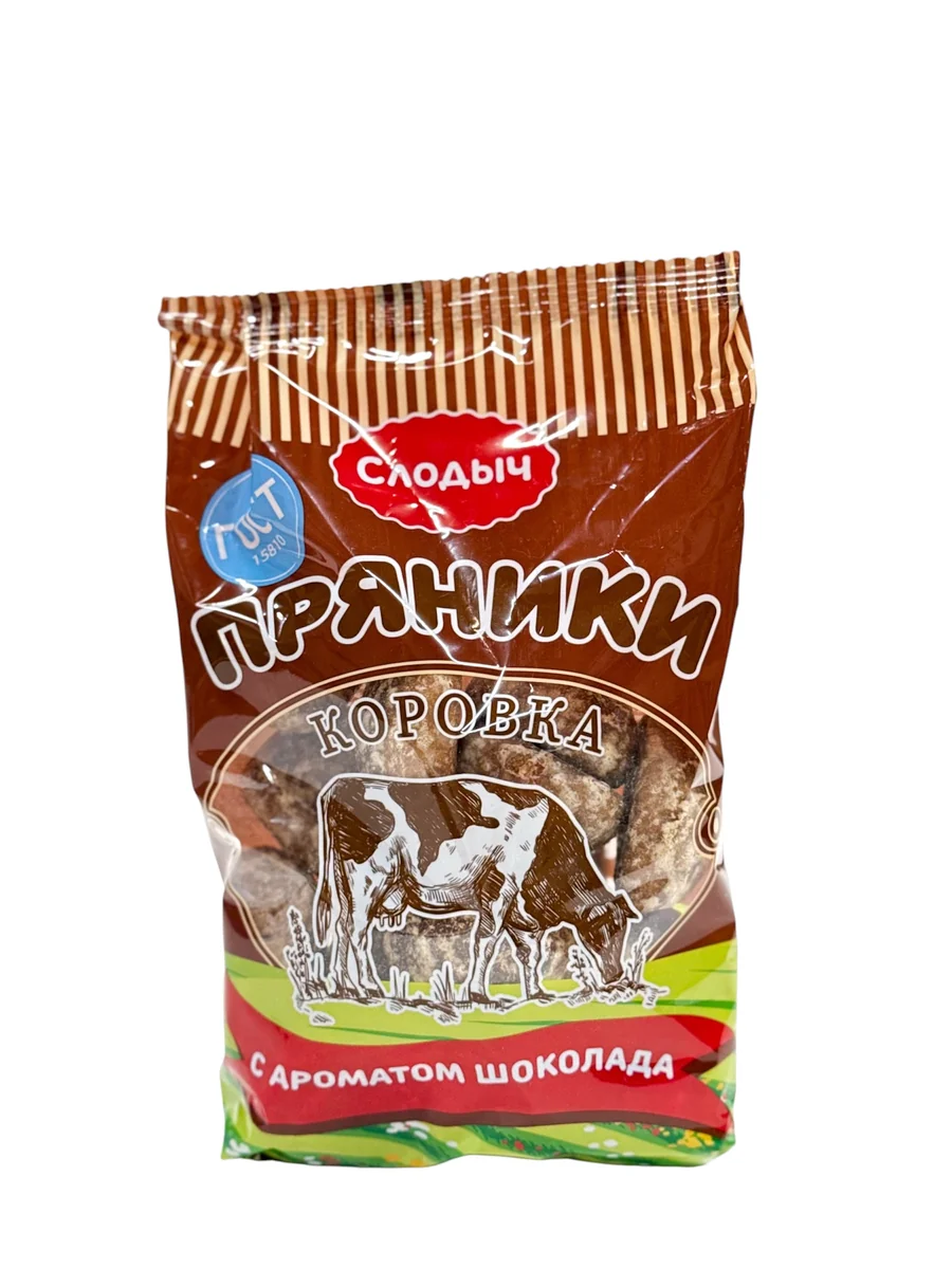 Пряники "Коровка" с ароматом топленного молока 300г/10