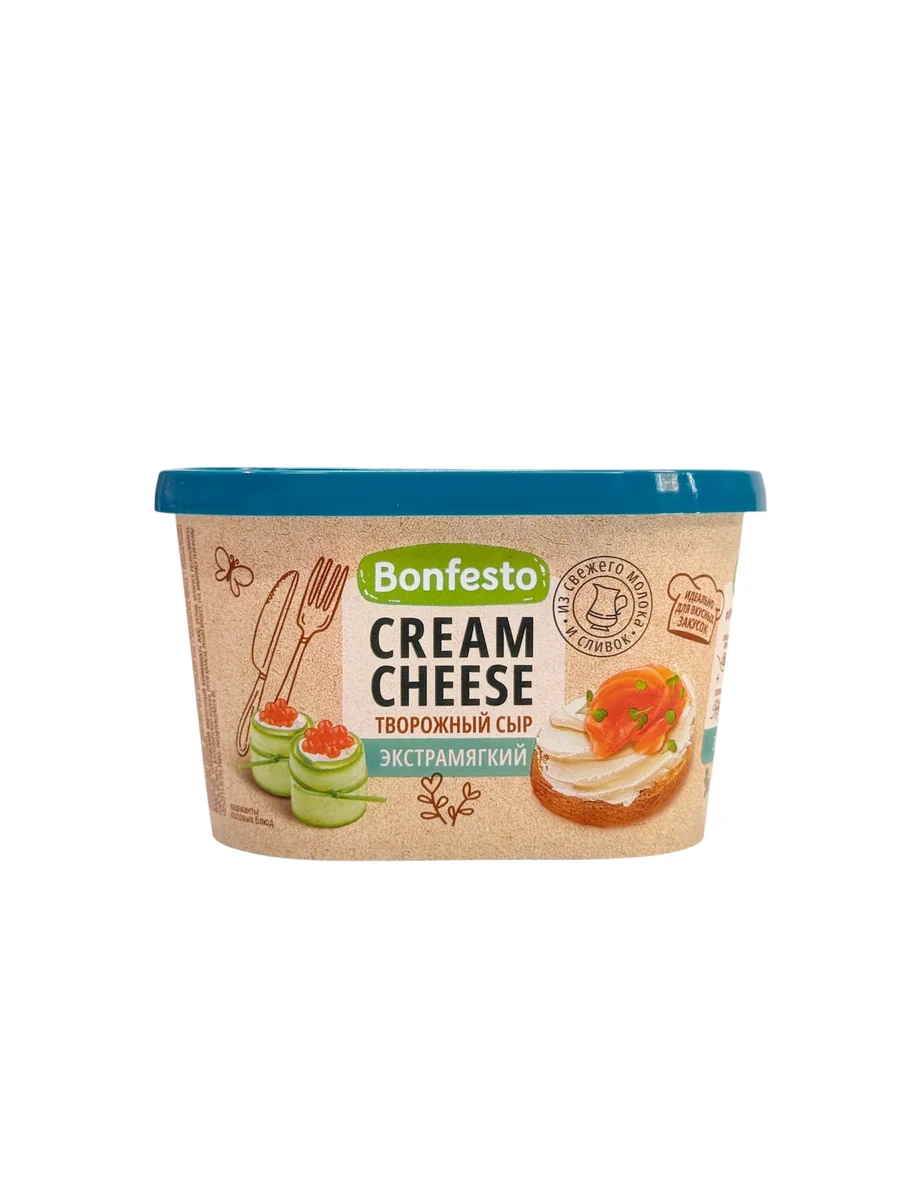 Cream Cheese 70% 400г/6 (Bonfesto) Экстрамягкий