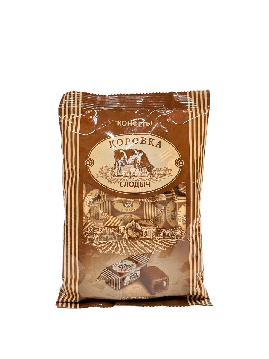 Конфеты "Коровка" вкус шоколада 200г/12